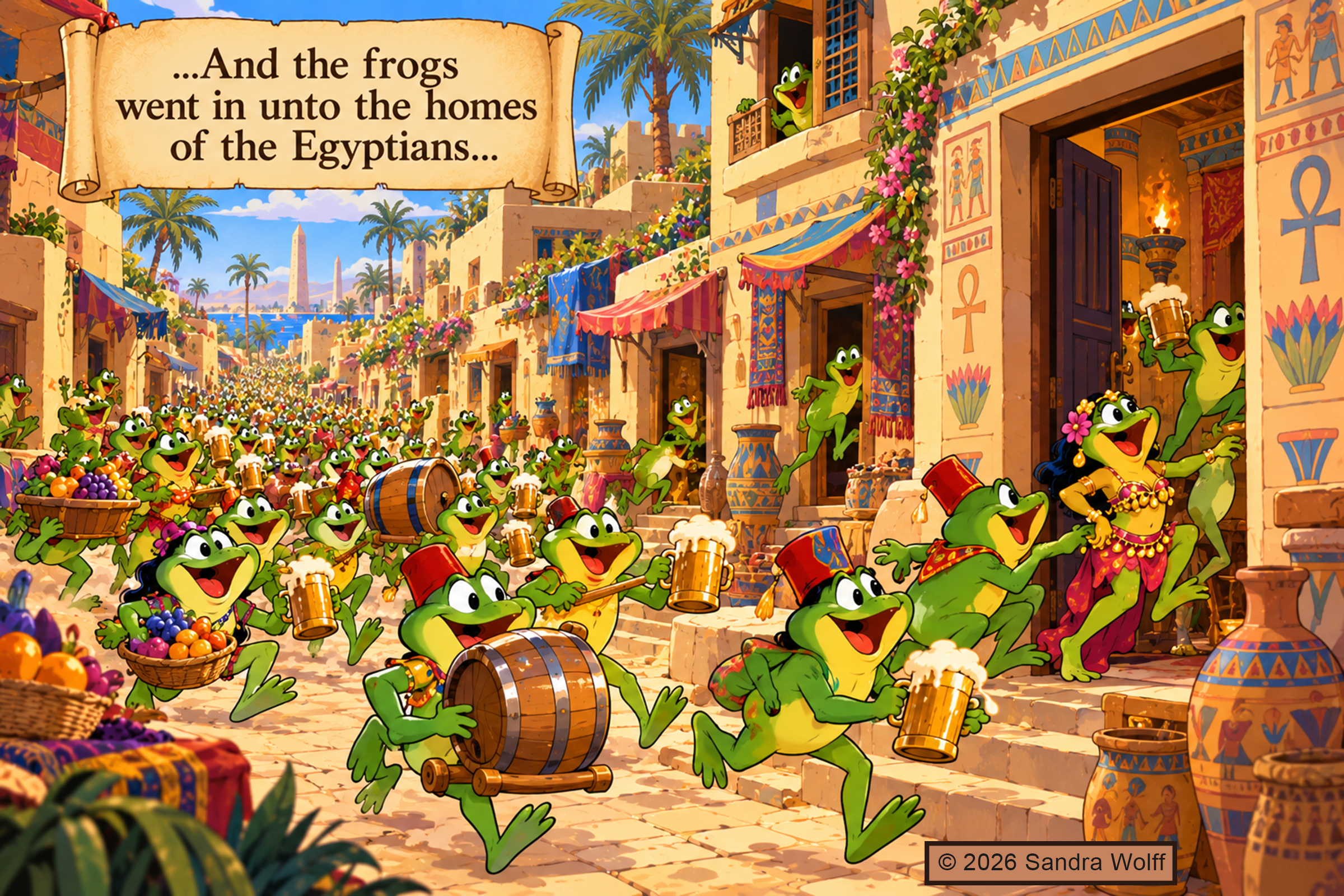 POF 02 Frog Parade Through Ancient Egypt