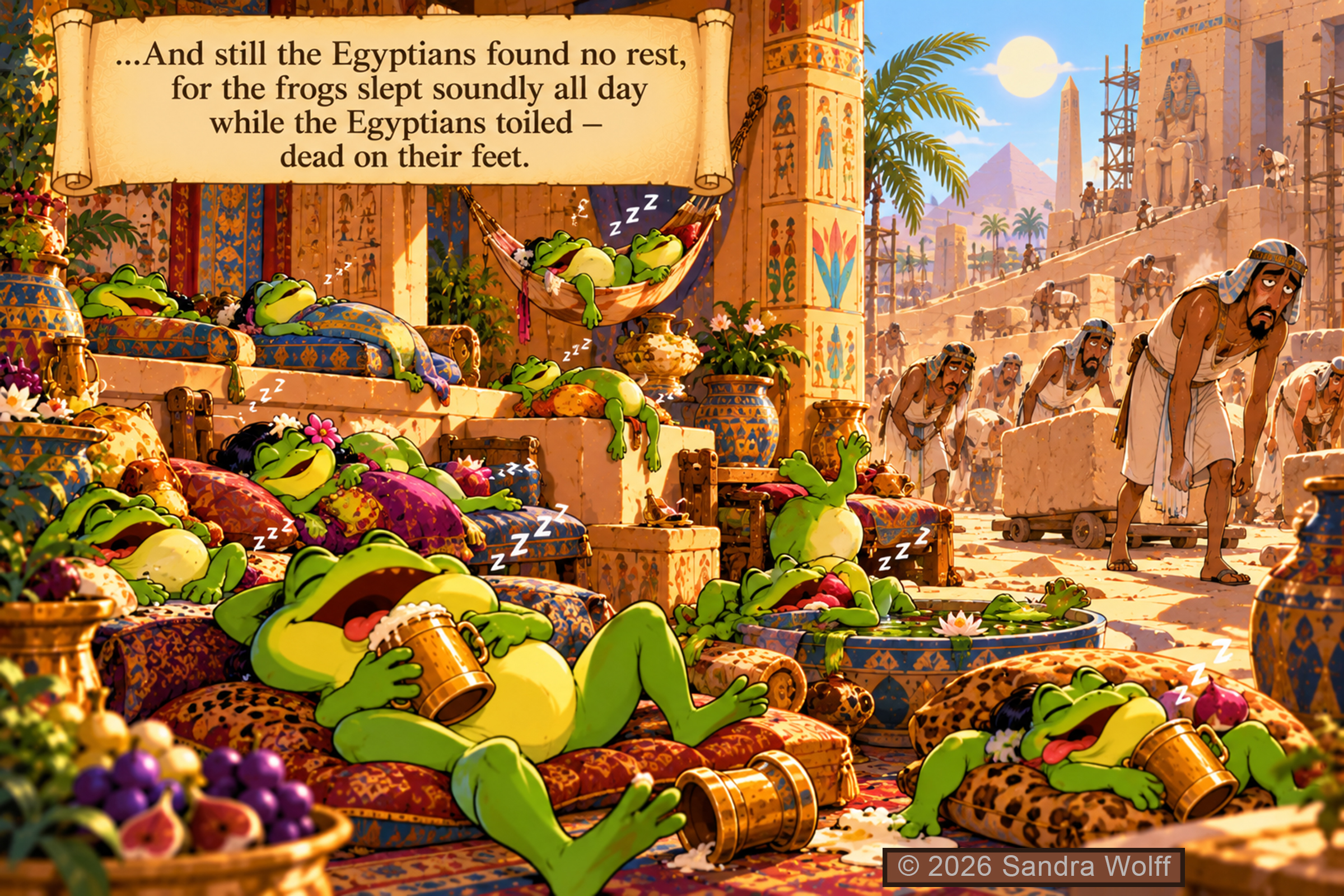 POF 07 Frogs Rest Egyptians Toil